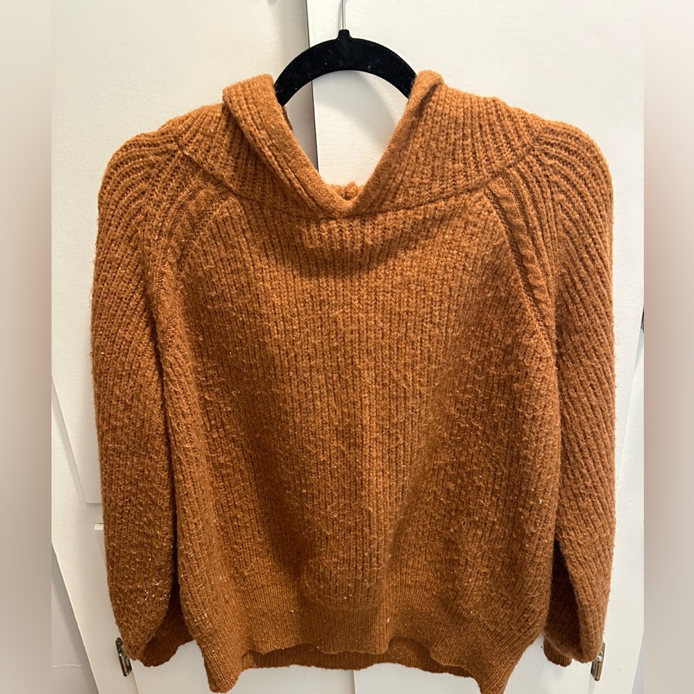 BluIvy Rust Fuzzy Sweatshirt Women’s M